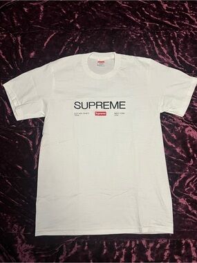 Supreme Est. 1994 White Tee Men Small